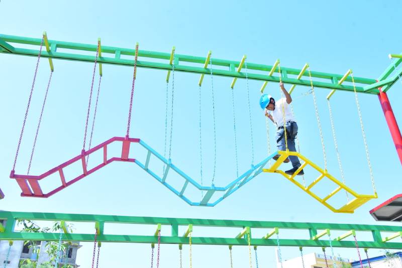 bridge-of-rope-course, Rope Course Manufacturers in India