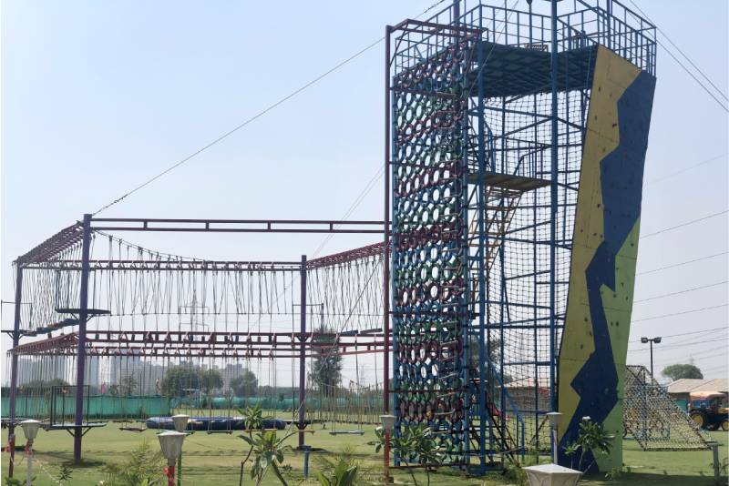 triple-layer-rope-course, Rope Course Manufacturers in India